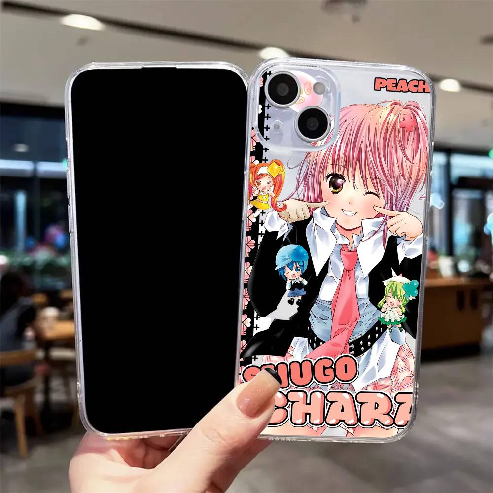 Anime s-Shugo c-Chara Luxury Transparent  phone case for iPhone 17 16 15 Pro Max 14 13 12 11