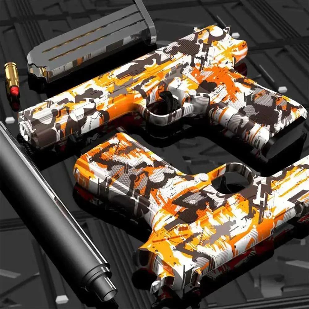 Toy Guns Ball Blaster With Soft Bullets Toys Foam Blaster Shooting Games Education Toy Model For 678914+ Kids