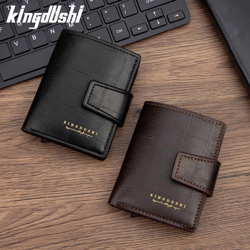 New Men's Trifold Magnetic Card Holder: Multifunctional Wallet with Multiple Card Slots