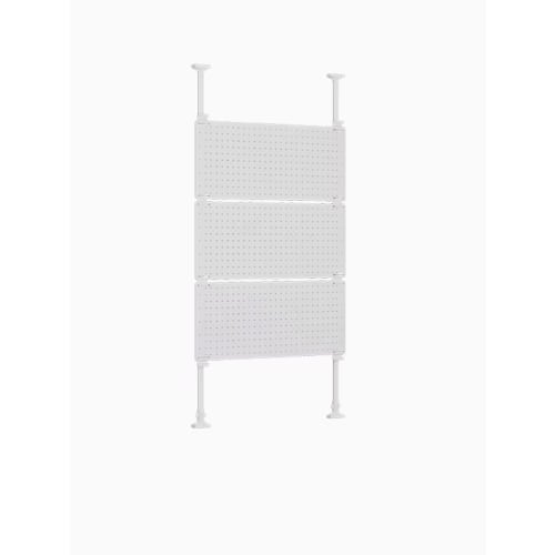 

Kitchen Rack, Tension Shelf, Perforated Board, Magnetic Compatible, Slim, Over-the-Sink Dish Drainer, Under-the-Sink Storage, Window-Compatible (Size: