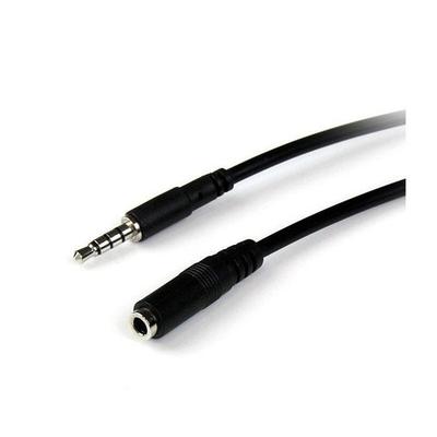 2m 3.5mm TRRS Headphone Extension Cable - 2m 3.5mm 4-Position TRRS Headphone Extension Cable - M/F - MUHSMF2M