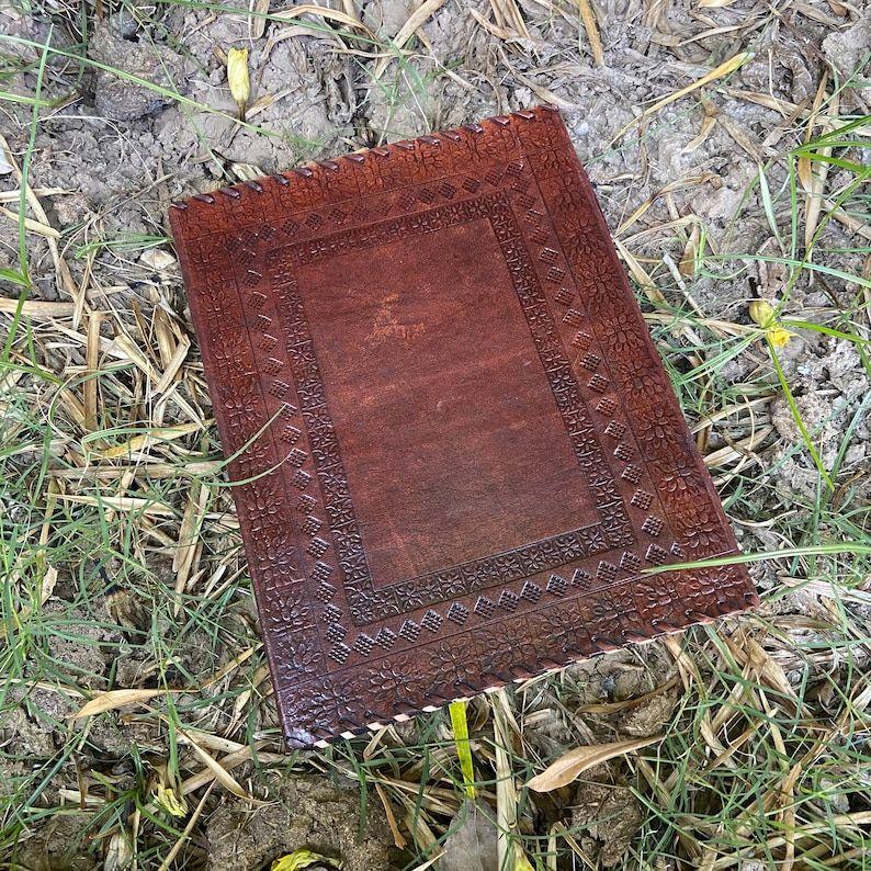 Lockable Leather Journal: Embossed Book of Secrets, Diary