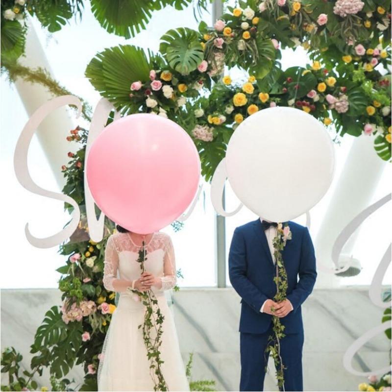 36Inch Giant Balloon Color Helium Inflatable Latex Balloon Wedding Decoration Kid Birthday Party