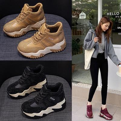 2024 Winter Bestseller Lässige Damen Dad Shoes: Klassische Sportsneaker mit dicker Sohle