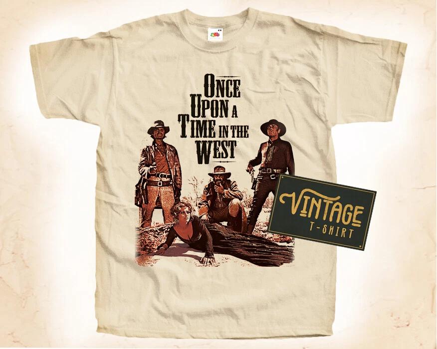 Once Upon a Time in the West T SHIRT Movie Poster Vintage Natural S to 5XL 4XL