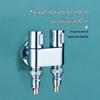 Yuzhuxun Dual Outlet Brass Washing Machine Angle Valve