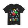 Autismus Bewusstsein T-Shirt, Es ist OK anders zu sein Dabbing Puzzle Teile Shirt