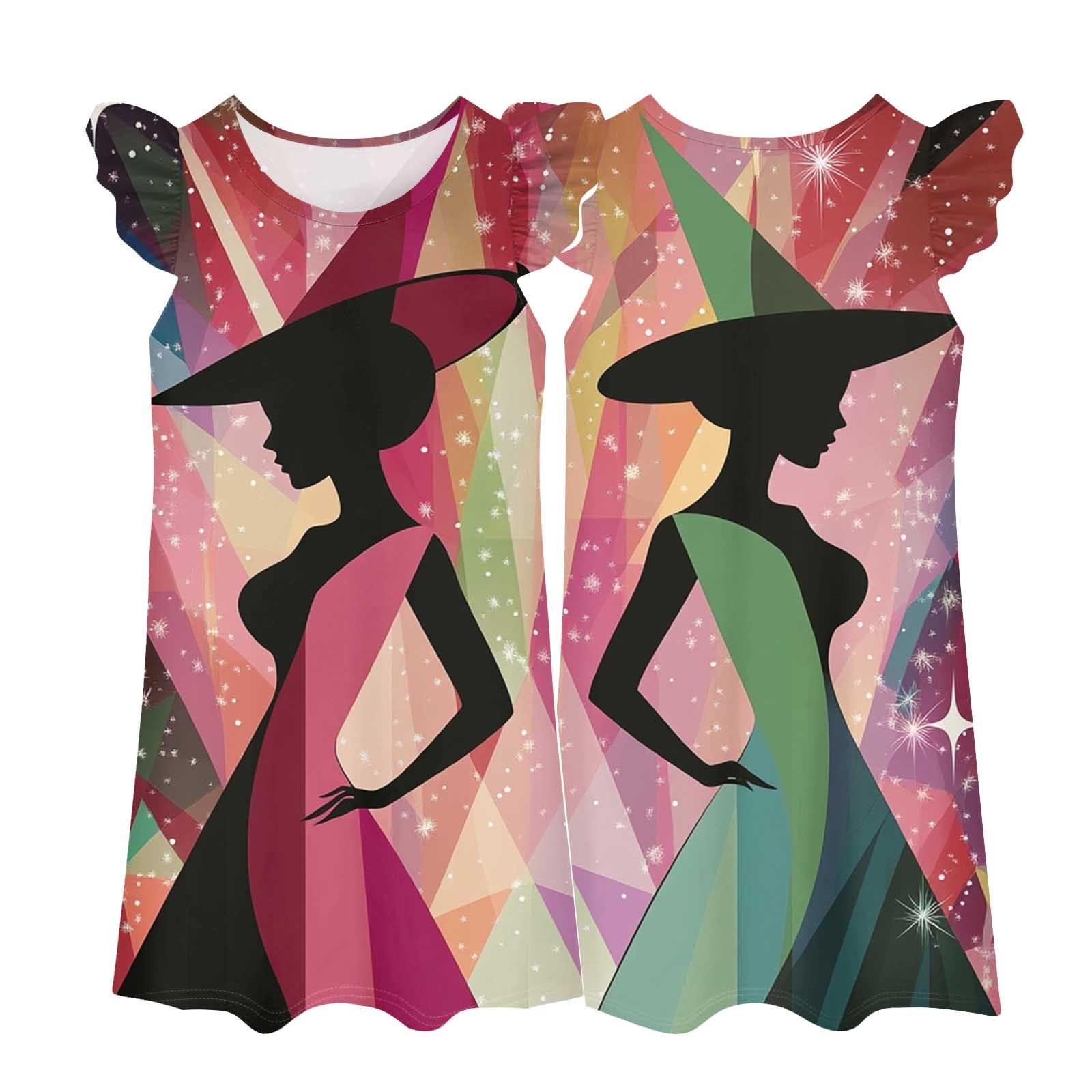 

Повседневная юбка для девочек с летящими рукавами, подарок для девочек 110 армия зеленый