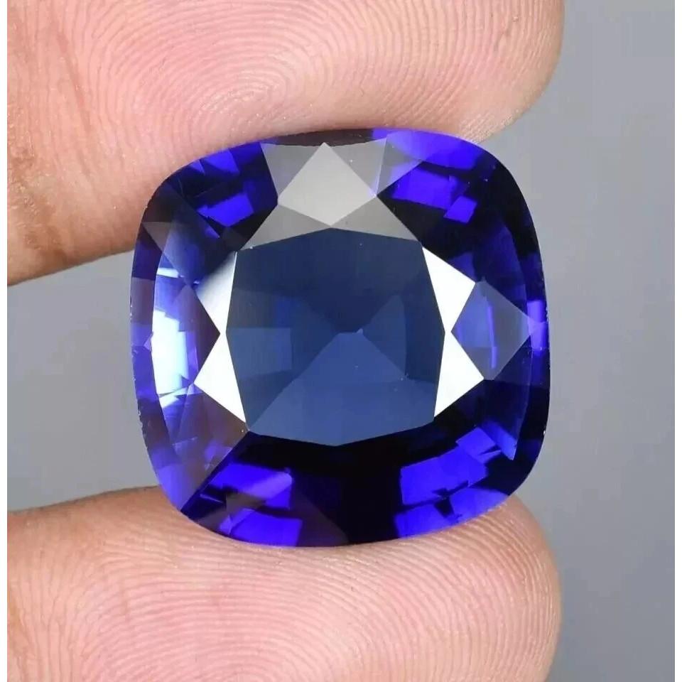 7-9 Ct Natural Blue Sapphire Cushion Cut Stunning Certified Loose Gemstone