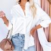 Blusas mujer de moda 2022 léto Top dámské košile Dámská šifonová košile s potiskem Halenky topy Dlouhý rukáv Elegantní žena