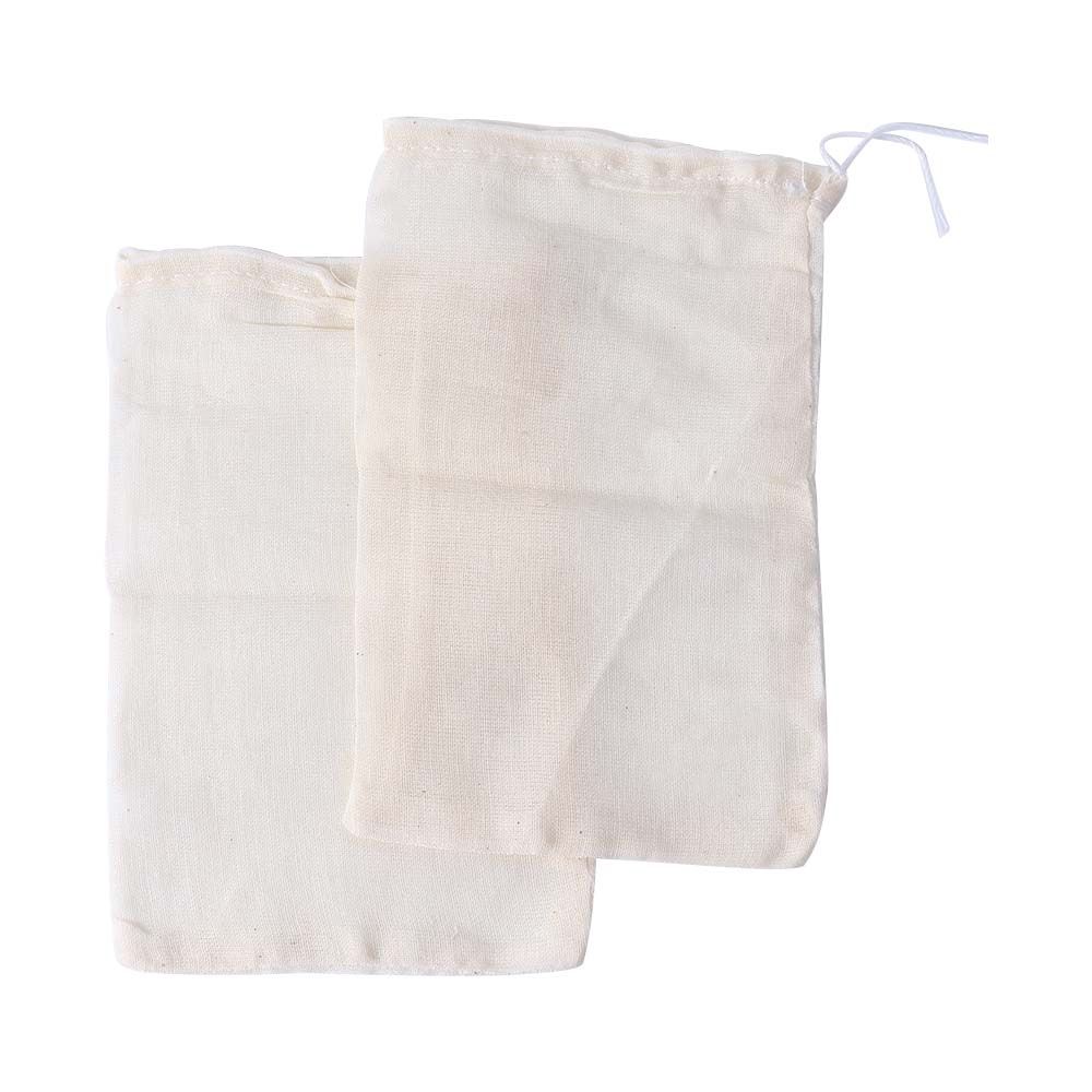 For Party Tea Wedding Home Supplies Food Packing Bags Tea Filter Portable Sachet Bag Drawstring Bags Cotton Pouch Muslin Bag