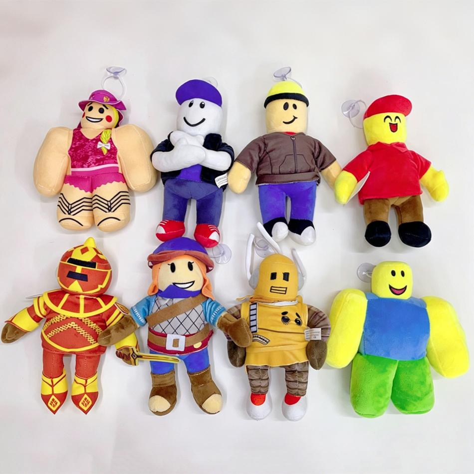 Roblox Plüschtiere 24cm 8 Stile Noob Experiment Weiche Kuschelpuppe Für Kinder Jungen Mädchen Geburtstagsgeschenk Partygeschenk Fan-Sammlung