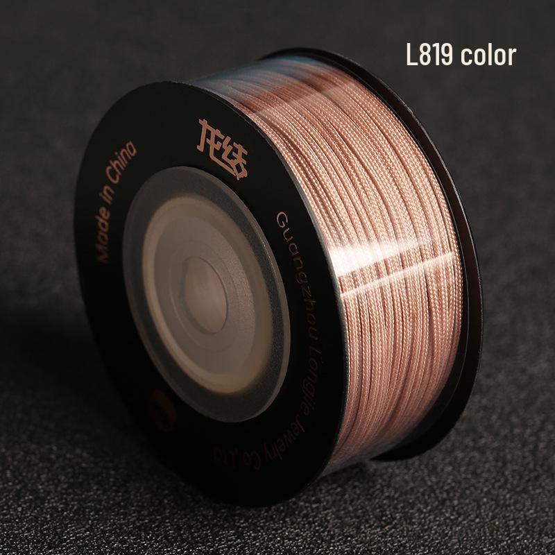 Dragon Knot High-A Jade Thread: Eco-friendly, Colorfast Jewelry Weaving Cord, 79 Colors, Handmade DIY Bracelet Material.