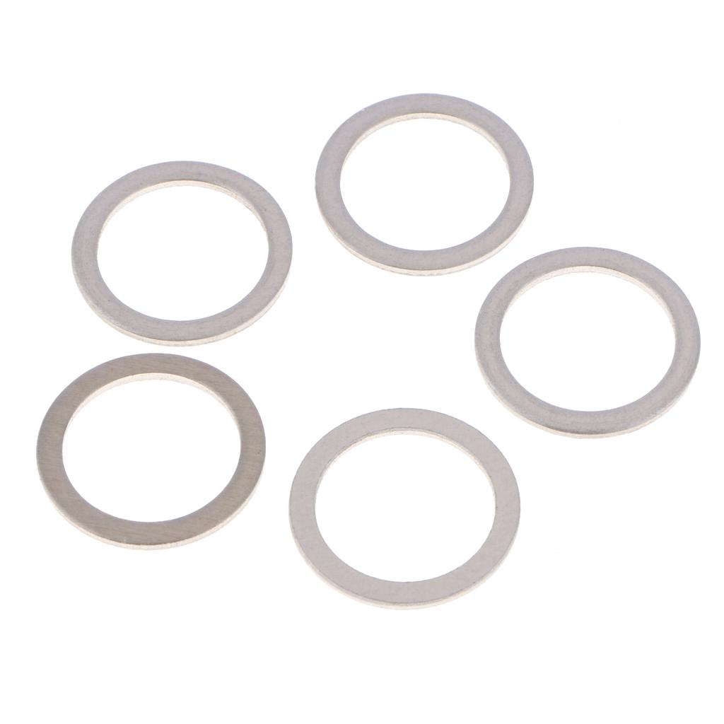 M18 Oil Drain Plug Washer Gasket Kit Metal Crush Seal for Engine Oil Pan Draining and Car Repair