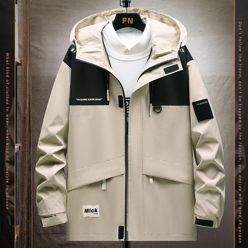Spring and Autumn Men's Fashion Outdoor Sports Leisure Cargo Jacket