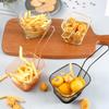 Stainless Steel French Fries Basket Mesh Kitchen Frying Tools Chips Fryer Cooking Frying Basket Strainer