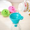 Kitchen Silicone Collapsible Funnel Set Of 10 Foldable-Cooking-Food-Grade For Filling Bottles Perfume Capsules Fry Oil Filter