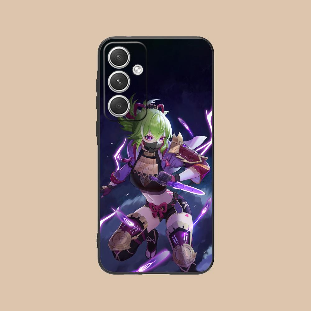 

Game GI Kuki Shinobu Mobile Phone Case for Samsung Galaxy S26 S25 S24 S23 S22 S21 S20 Note20 Plus FE Ultra Colorful Cover Luxury Galaxy Note20