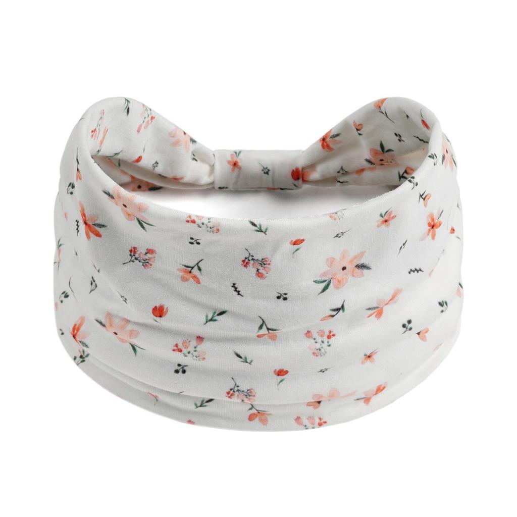 Bohemian Retro Print Yoga Headband: Wide African-Inspired Headscarf for Women