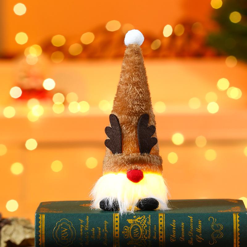 Leuchtende gesichtslose Wichtel-Ornamente mit Lichtern - Grenzüberschreitende Weihnachtsdekorationsgeschenke