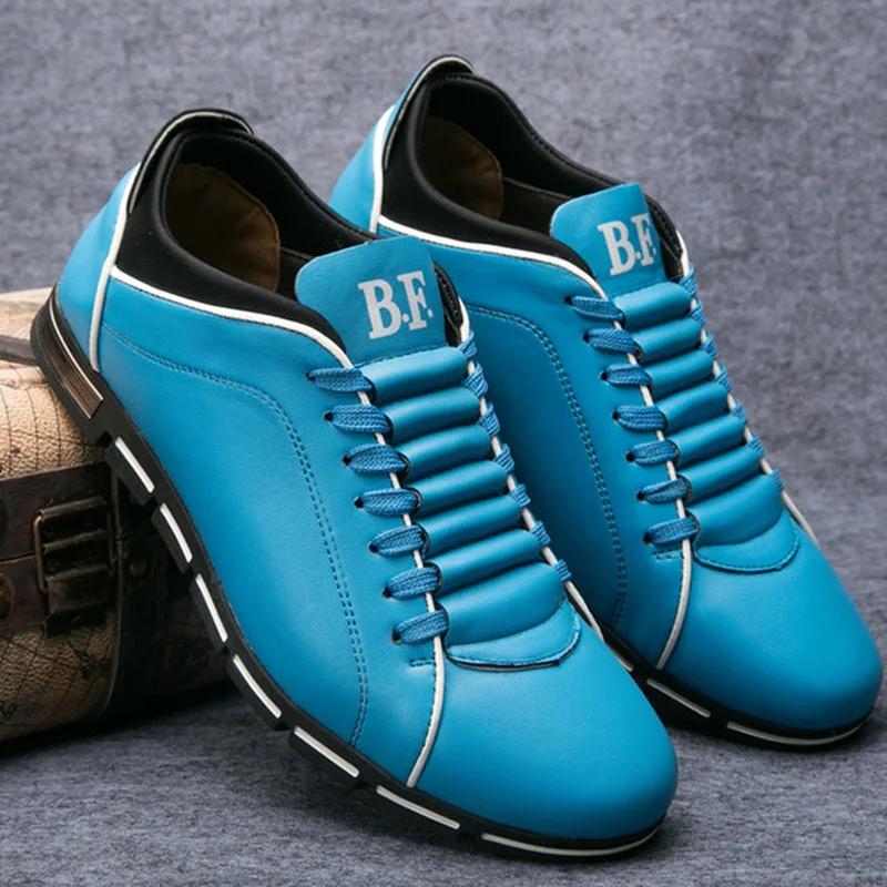 Mode 2024 Freizeitschuhe Herren Mode PU-Lederschuhe für Herren Sommer Herren Flache Schuhe Sneaker Herren Dropshipping Übergröße 38-48