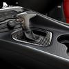 Real Soft Carbon Fiber for Dodge Challenger 2015 2016 2017 2018 2019 2020 2025 2025 2025 Interior Car Gear Shift  Sticker Trim