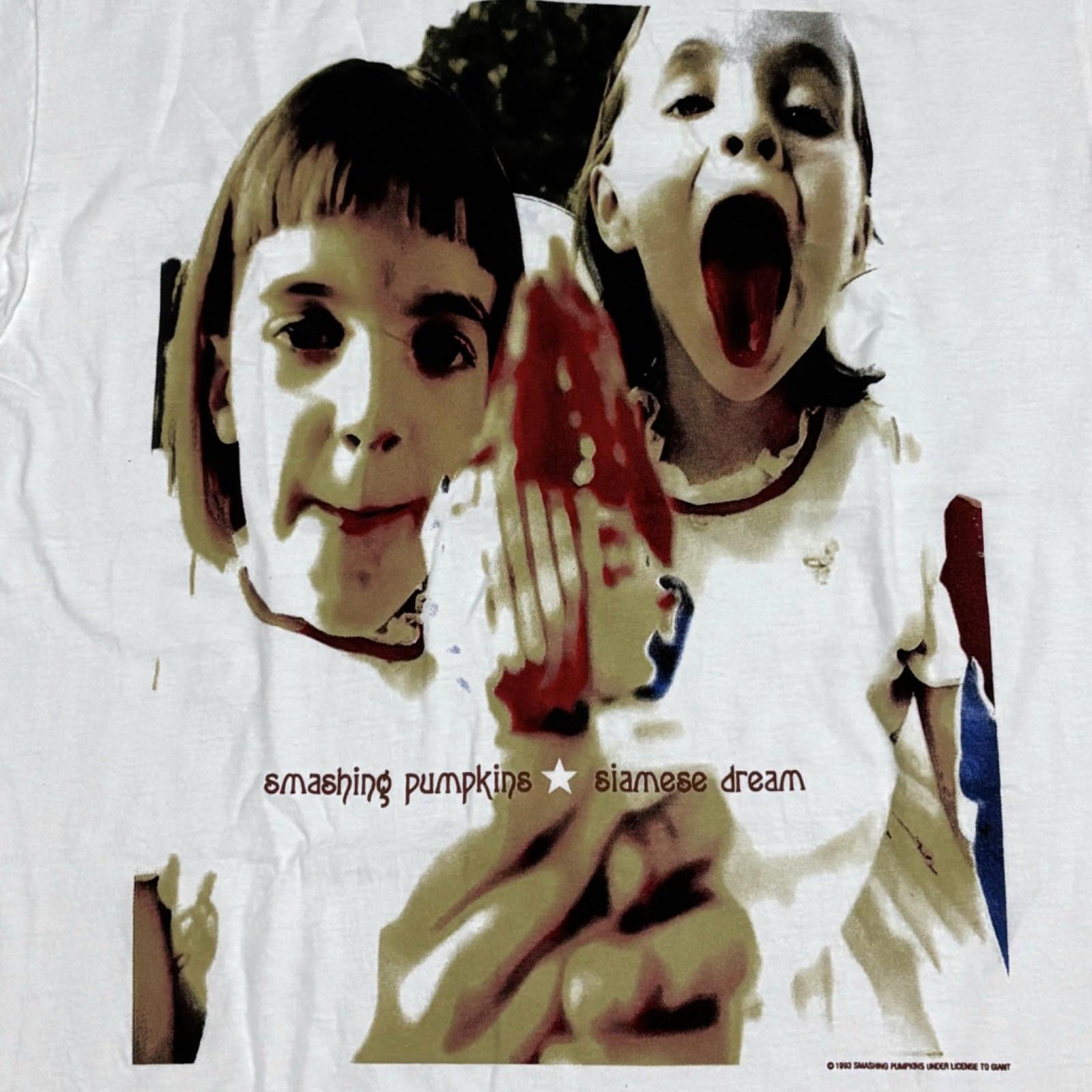 Vintage Smashing Pumpkins Siamese Dream 90s Band 1993 Tour Sz.L T-Shirt REPRINT S