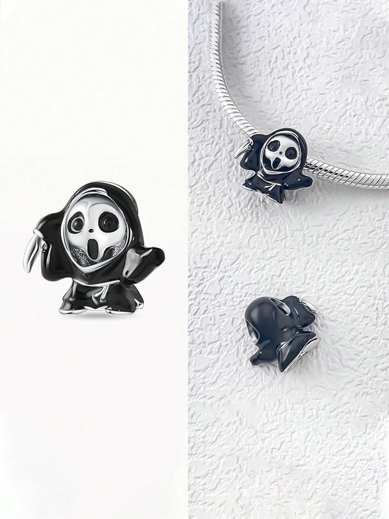 Charms Plata Skull-Headed Bat Beads Charm Copper Plated Fit Charms Copperoriginal Bracelet For Jewelry Making Diy Charm