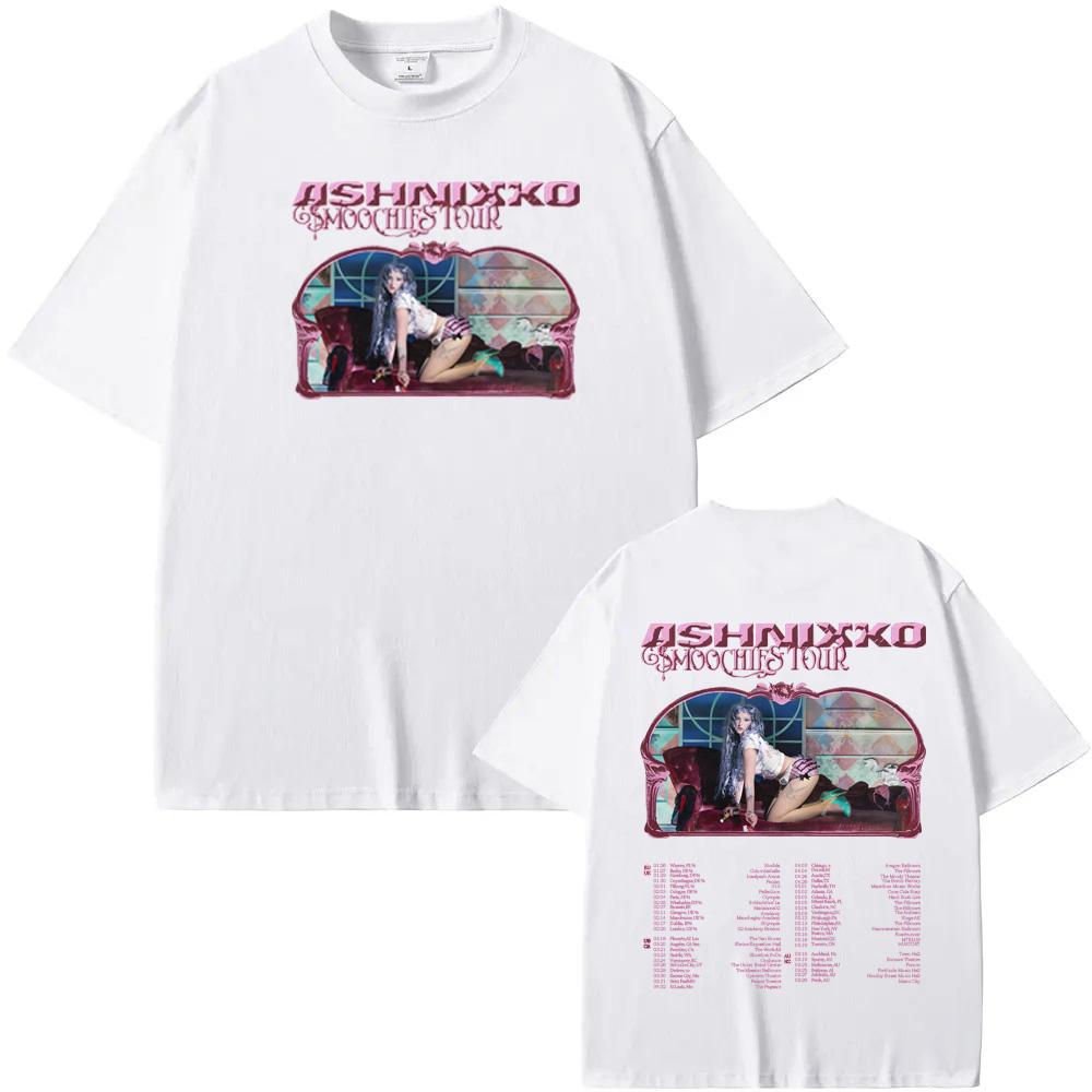 Suki Waterhouse Smooches Tour 2026T Shirt Short Sleeve 100%Cotton Summer Tee-shirt O-neck Clothing High Quality Tops