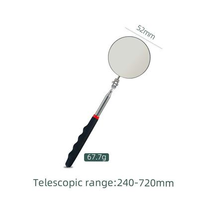 52mm Detection Folding Mirror 360° Rotating Reflector Universal Auto Repair Tool Accessory Telescopic Bottom Inspection Mirror