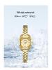 Labaoli Damen Bestseller Quadratisches Stahlarmband Armbanduhr - Elegantes Xiang-Design