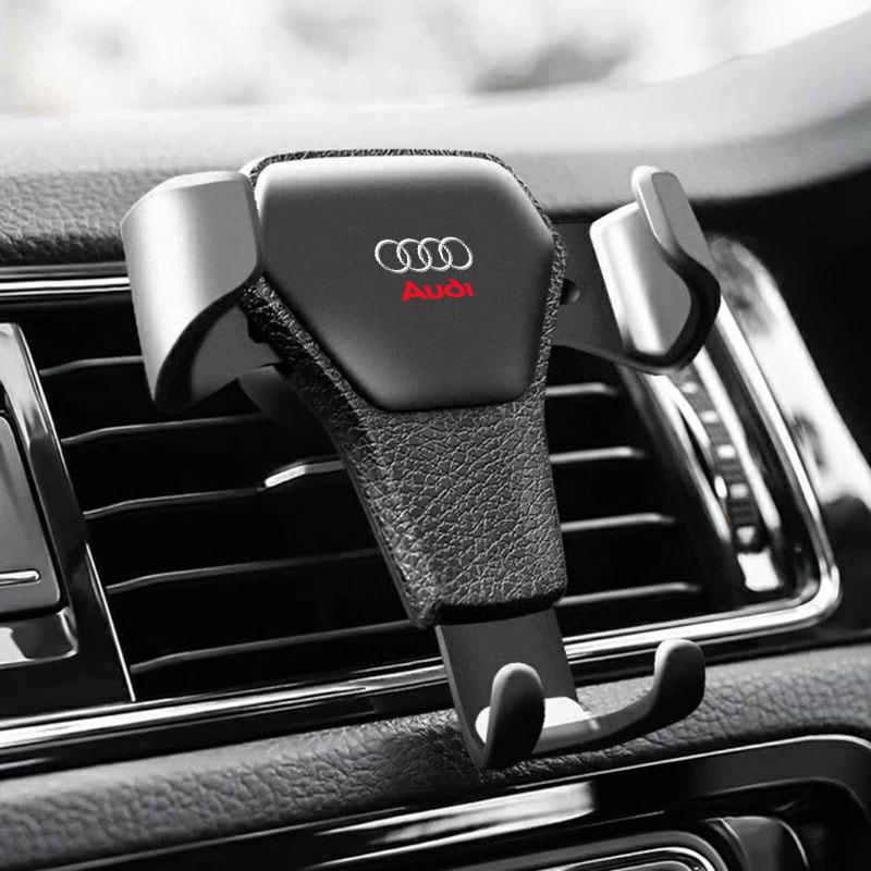 GR Gazoo Racing Car Phone Holder Air Vent Clip Mount Mobile GPS Cell Phone Stand For Audi C7 C6 C5 B5 B6 B7 B8 B9 D3 Q3 Q5 Q7 TT A1 A3 A4 A5