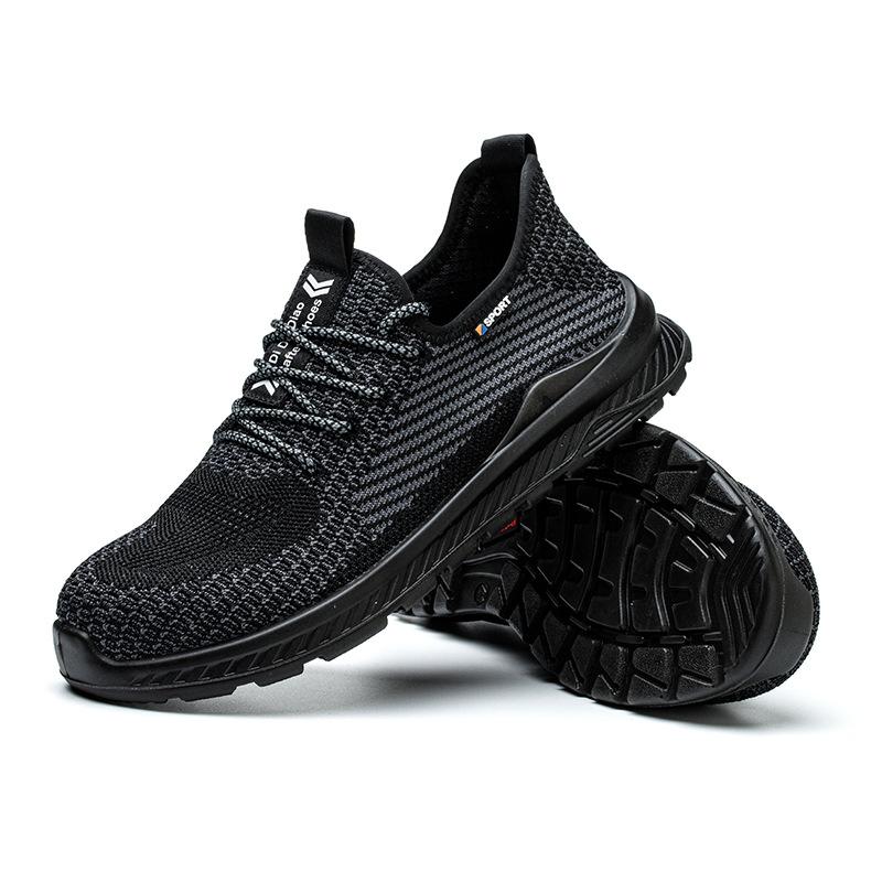 Niezniszczalne buty Ryder mężczyźni i kobiety stalowa nasadka na palec obuwie robocze bhp buty odporne na przebicie lekkie oddychające trampki