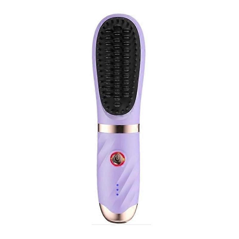 New All-in-One Hair Straightener Professional Quick Heated Electric Hot Comb Hair Mini Comb Personal Care Multifunctional Hairstyle Brush