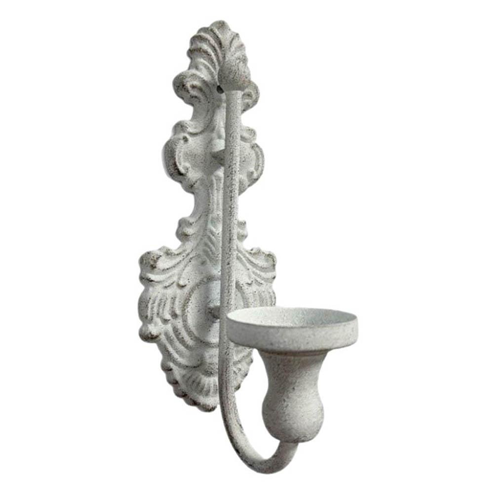 Home Decor Room Ambiance Vintage Candle Decor Cast Iron Candle Sconces Candle Sconces Elegant Room Enhancement