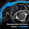 Carbon Fiber Speedometer Gauge Cluster Surround Frame for Chevrolet Corvette C7 2014 2015 2016 2017 2018