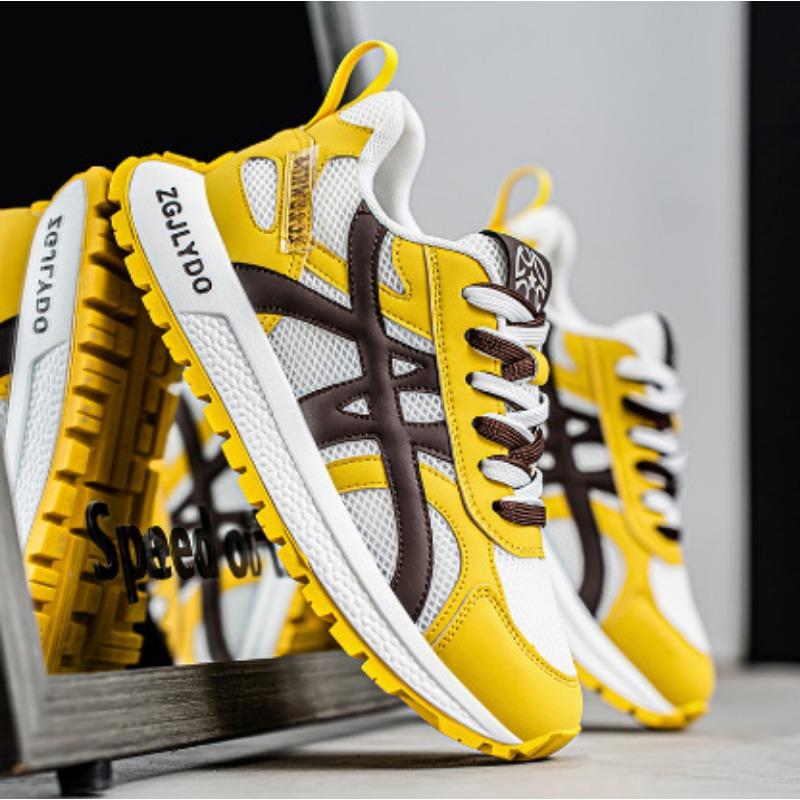 Herrenschuhe Sommer Netz atmungsaktiv lässige Sportschuhe Student vielseitig dicke Sohle höhenverstellend Papa Schuhe