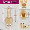 Peijian 1/8" 1/4" 3/8" Bsp Brass Pipe Fitting Barbed Hose Tail Joiner Tubing Connector Air Water Fuel Gas 6/8/10/12/14/18mm Fuel System Fittings7