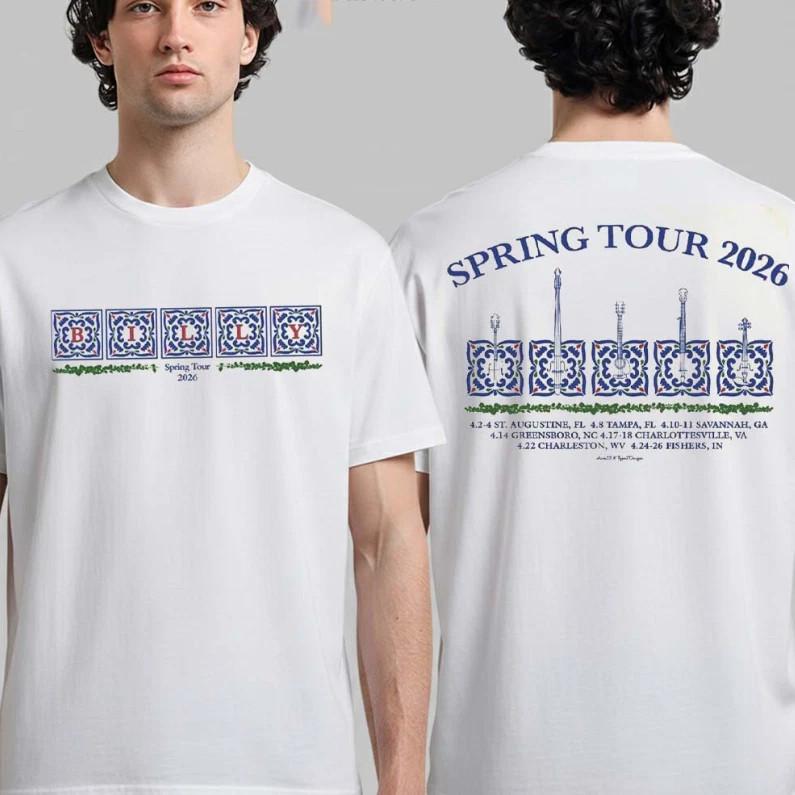 Billy Strings Spring Tour 2026 North America T Shirt Full Size S-5XL XL