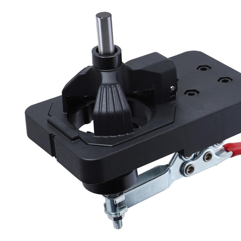 Multifunctional 35mm Woodworking Hinge Hole Opener Boring Jig Drilling Guide Locator Fixture Template for Door Cabinets