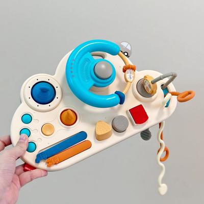 Giocattoli Giocattoli Educativi Giocattolo per Bambini Volante Simulato Lavagna Attività Montessori Volante per Passeggino Viaggio Precoce per Bambino Bambina Regalo