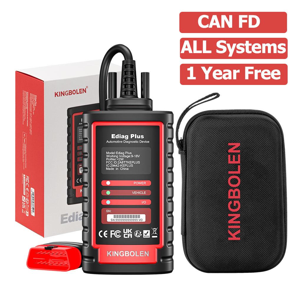 

THINKCAR THINKDIAG 2 / KINGBOLEN Ediag Plus CAN FD Все системы 15 Сервисов Сброса Кодирование ЭБУ Сканер OBD2 Автомобильный Диагностический Инструмент Ediag Plus