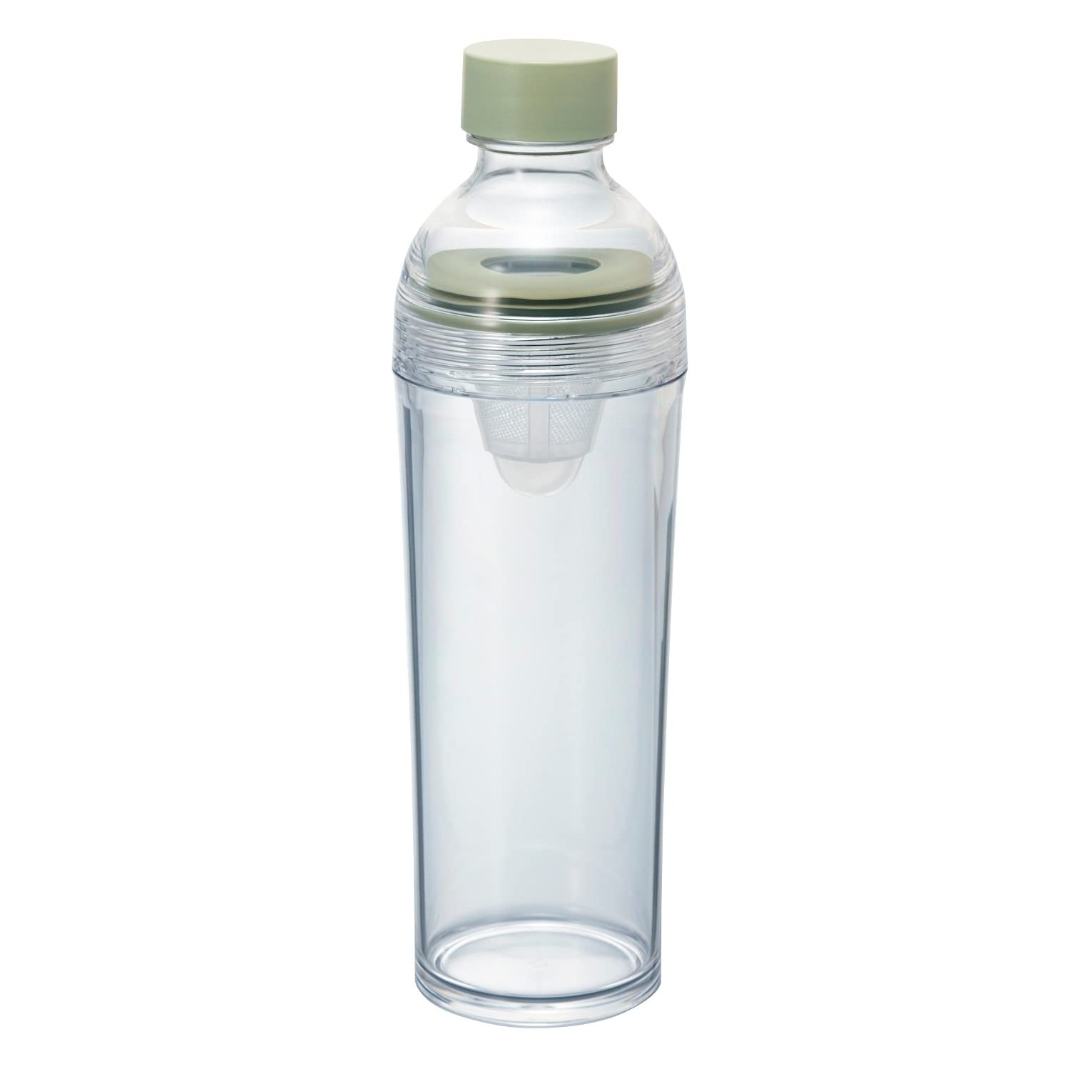 HARIO Bottle Smoky with Tea Filter-in Portable, Green, Resin, 400ml, Strainer, Gift, Present, FIBP-40-SG