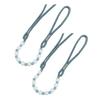 2Pcs Curtain Tiebacks with Pearls, Handmade Decorative Curtain Holdbacks Rope, Outdoor Farmhouse Tie Backs for Curtains, Curtain Holders for Drapes
