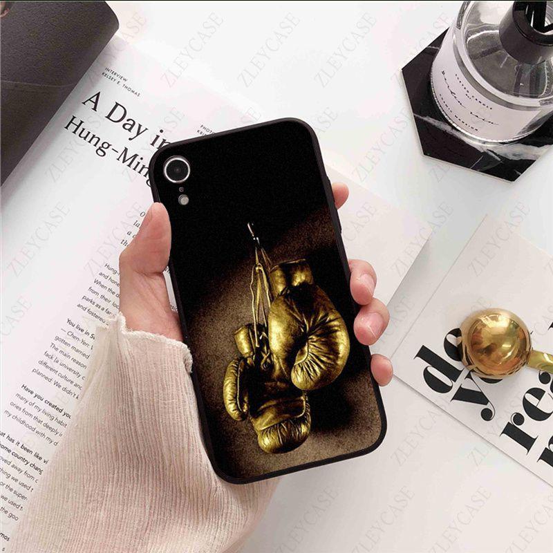 

Боксерские перчатки черный чехол для телефона iPhone XR 14PLUS 11 12 13Pro Max 5S 6Splus 7 8Plus SE 12mini x xs max чехол Coque Iphone 14PRO MAX