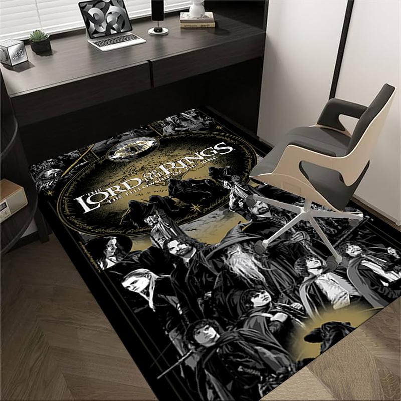 Lord Rings Carpet For Playroom Bedroom Living Room Sofa Home Decor Kids Game Area Rug Nonslip Floor Mat