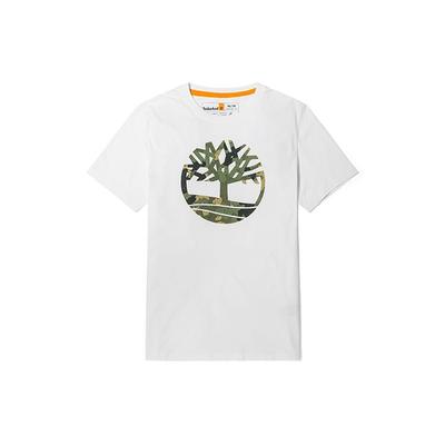 Casual Short Sleeve Printed T-Shirt Men Tops White A61KD-100