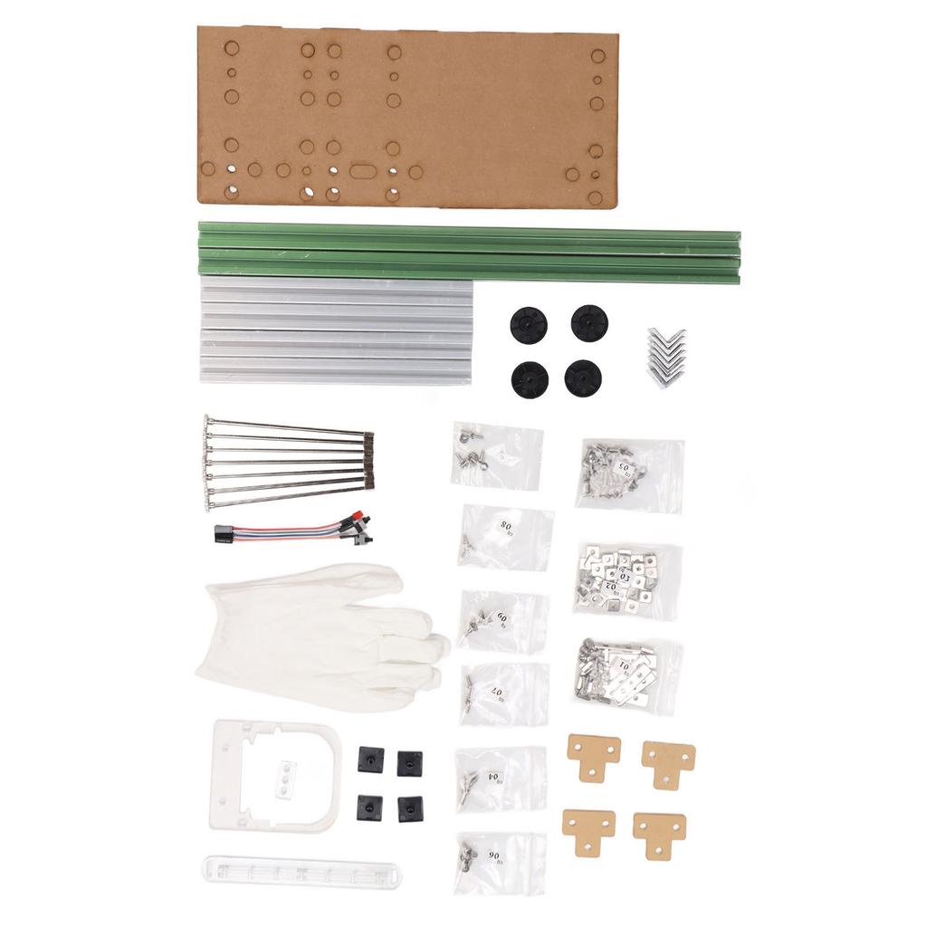 ATX Computer Open Case Bracket Good Heat Dissipation Support 4 PCI Slot Colored Aluminum Alloy DIY Bare Frame for Home