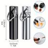 3pcs Small Pocket Pill Box Keychain, Aluminum Alloy Portable Mini Pill Organizer