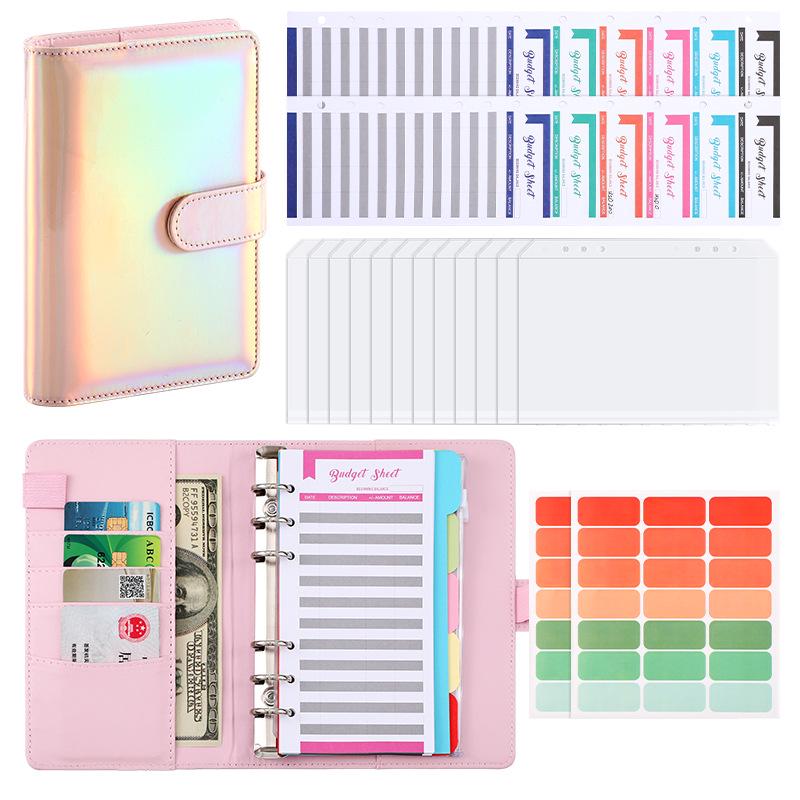 A6 Laser Macaron Planner & Budget Binder Notebook